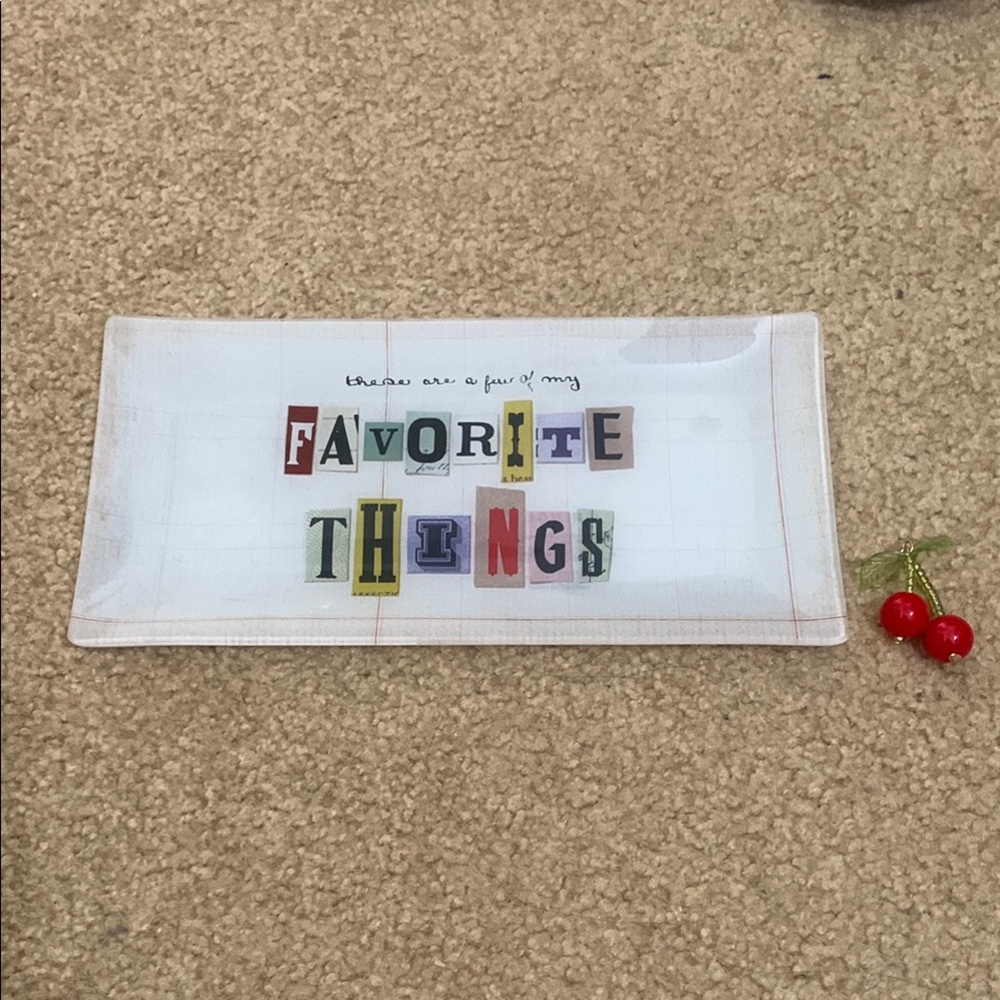 Decorative Tray - Favorite Things